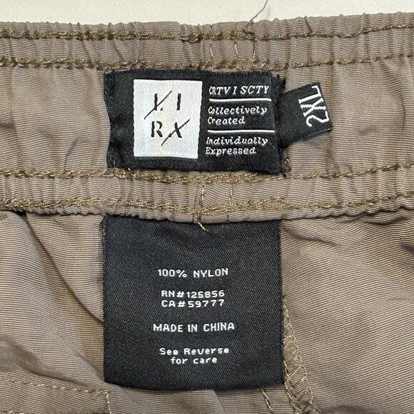 Lira Azalea Mens 2XL Nylon Cargo Pants‎ Hiking Gray Ankle Toggle Drawstring - Picture 3 of 3